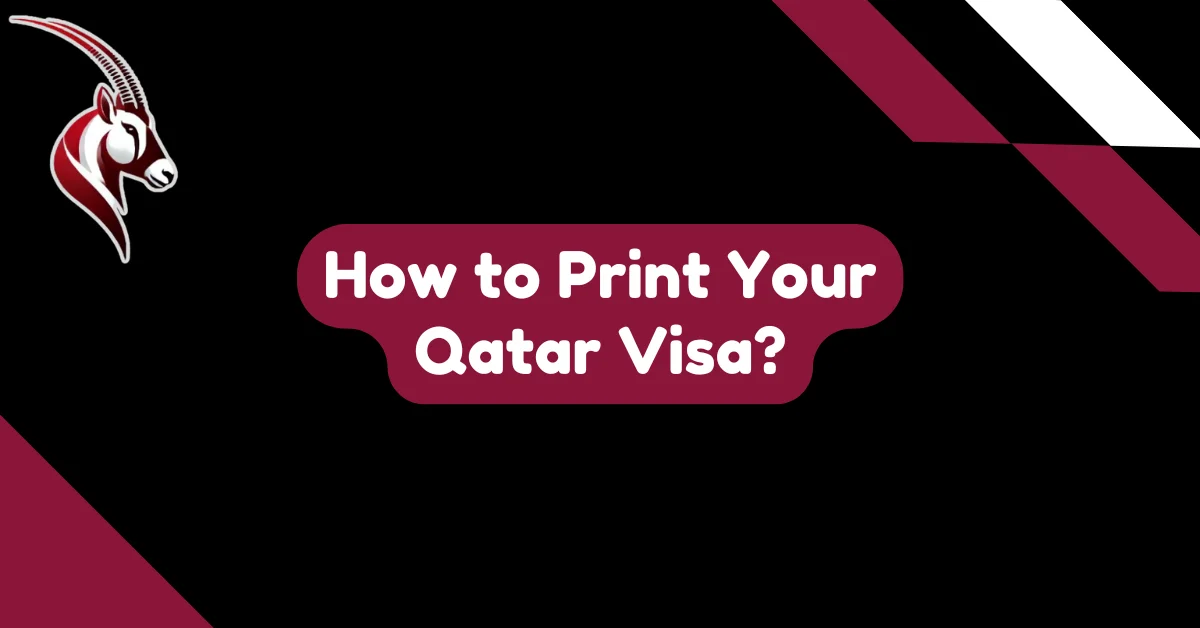 How to Print Your Qatar Visa